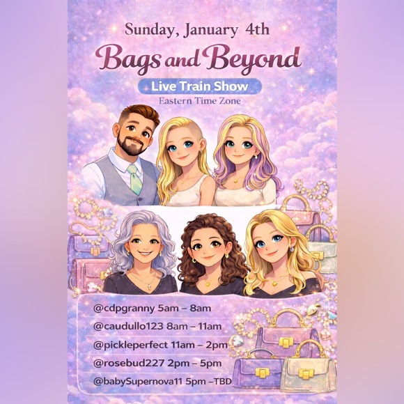 Handbags - Bags & Beyond Live Train Share Show